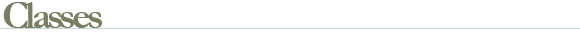 Classes